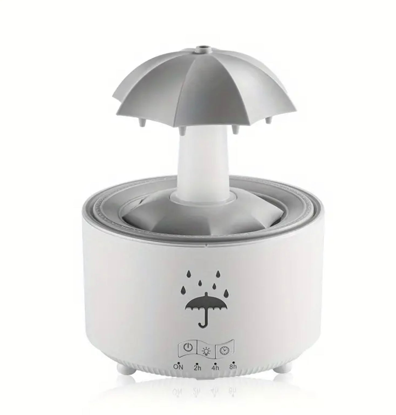 Elegant Umbrella Humidifier with LED Night Light – Two-Color Design