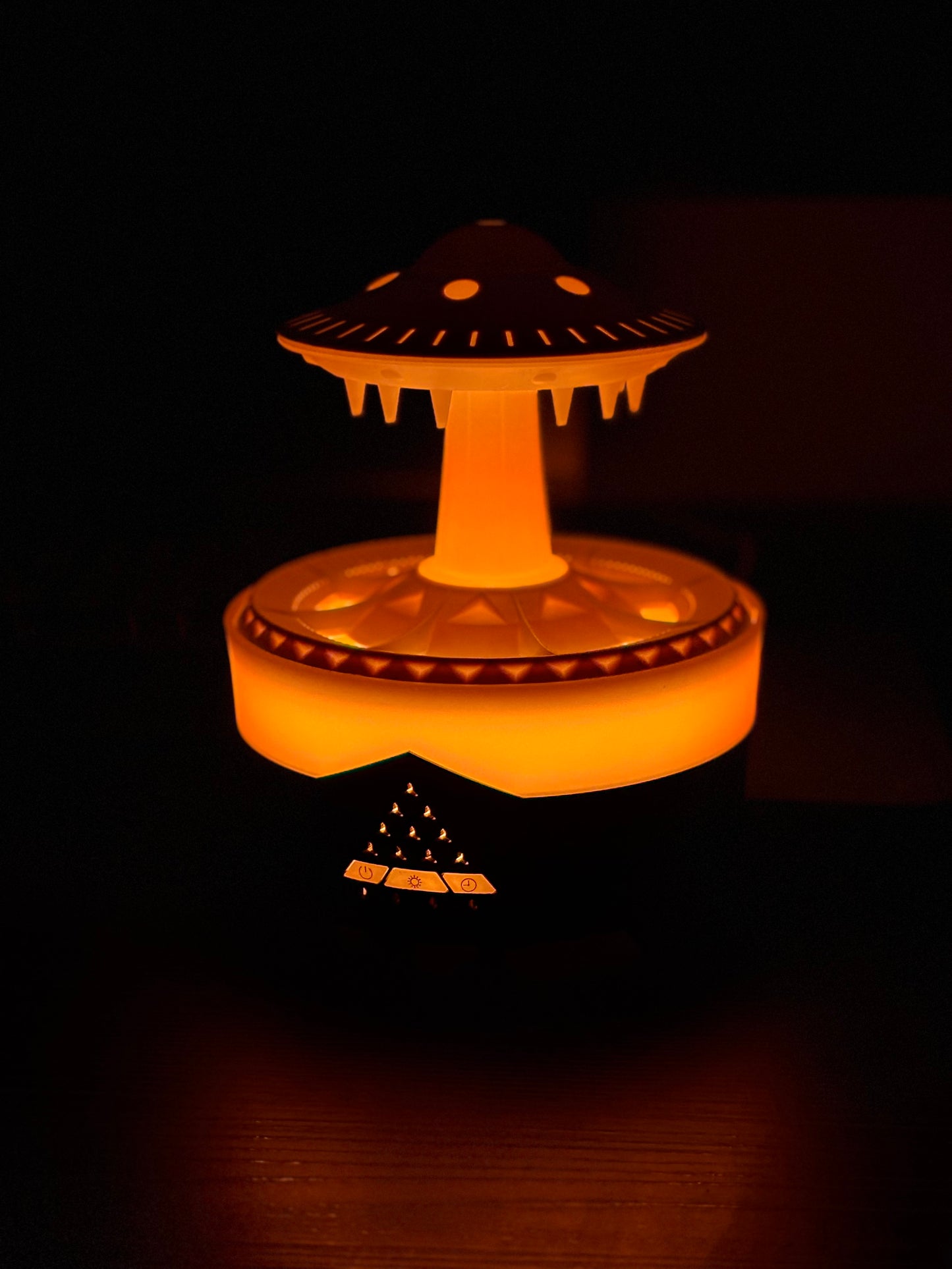 Elegant Umbrella Humidifier with LED Night Light – Two-Color Design